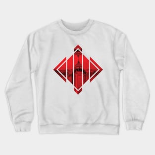 Red building Crewneck Sweatshirt